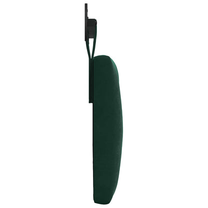 Testiera sospesa Con luce LED Verde Scuro Velluto | homemem39