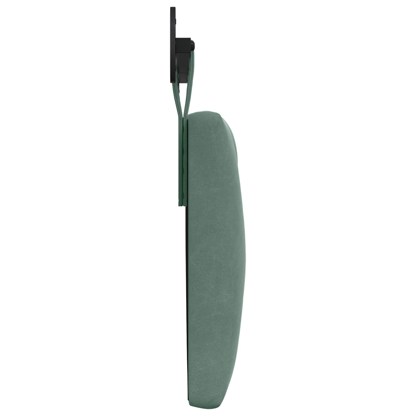 Testiera sospesa Con luce LED Verde Mare Velluto | homemem39