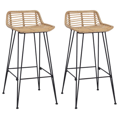 Sedia da Bar 44 x 46 x 91 cm Asta di ferro di diametro 10mm | homemem39