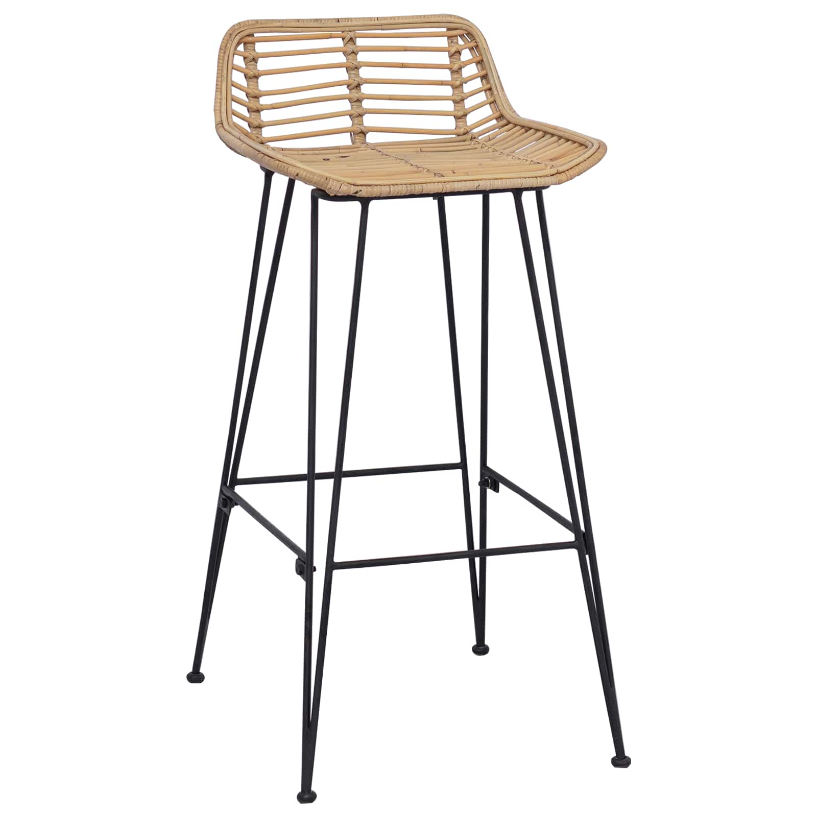 Sedia da Bar 44 x 46 x 91 cm Asta di ferro di diametro 10mm | homemem39