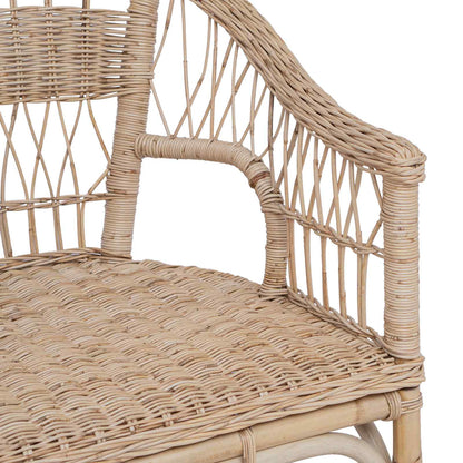 Sedia Impilabile Rattan Naturale 60 x 60 x 81 cm