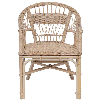 Sedia Impilabile Rattan Naturale 60 x 60 x 81 cm