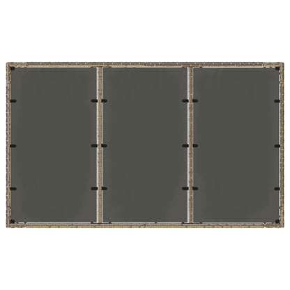 Set da pranzo per esterni 5 pcs Grigio chiaro e grigio scuro | homemem39