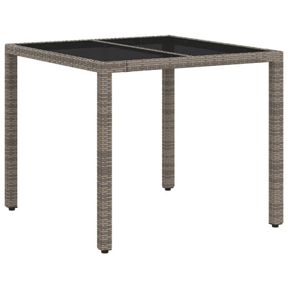 Set da pranzo per esterni 5 pcs Grigio chiaro e grigio scuro | homemem39