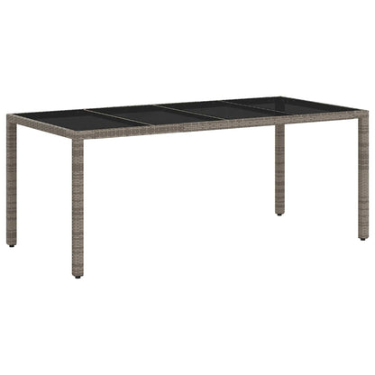 Set da pranzo per esterni 9 pcs Grigio chiaro e grigio scuro | homemem39