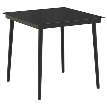 Set Tavolo da Salotto con cuscino 5 pcs Nero e Bianco Crema | homemem39