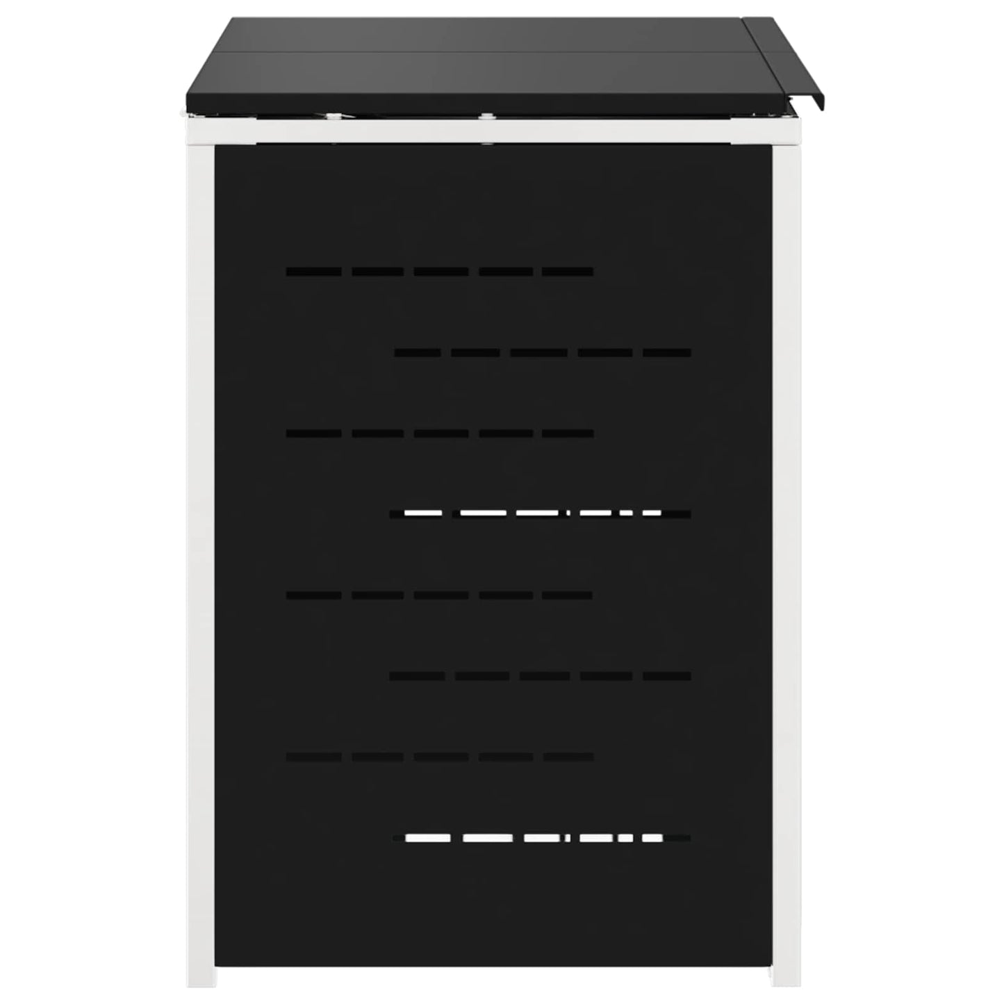 Stoccaggio contenitore a ruote Nero 138 x 77,5 x 112,5 cm | homemem39