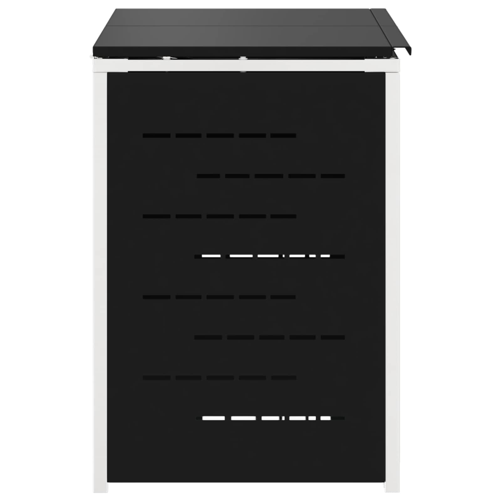 Stoccaggio contenitore a ruote Nero 138 x 77,5 x 112,5 cm | homemem39