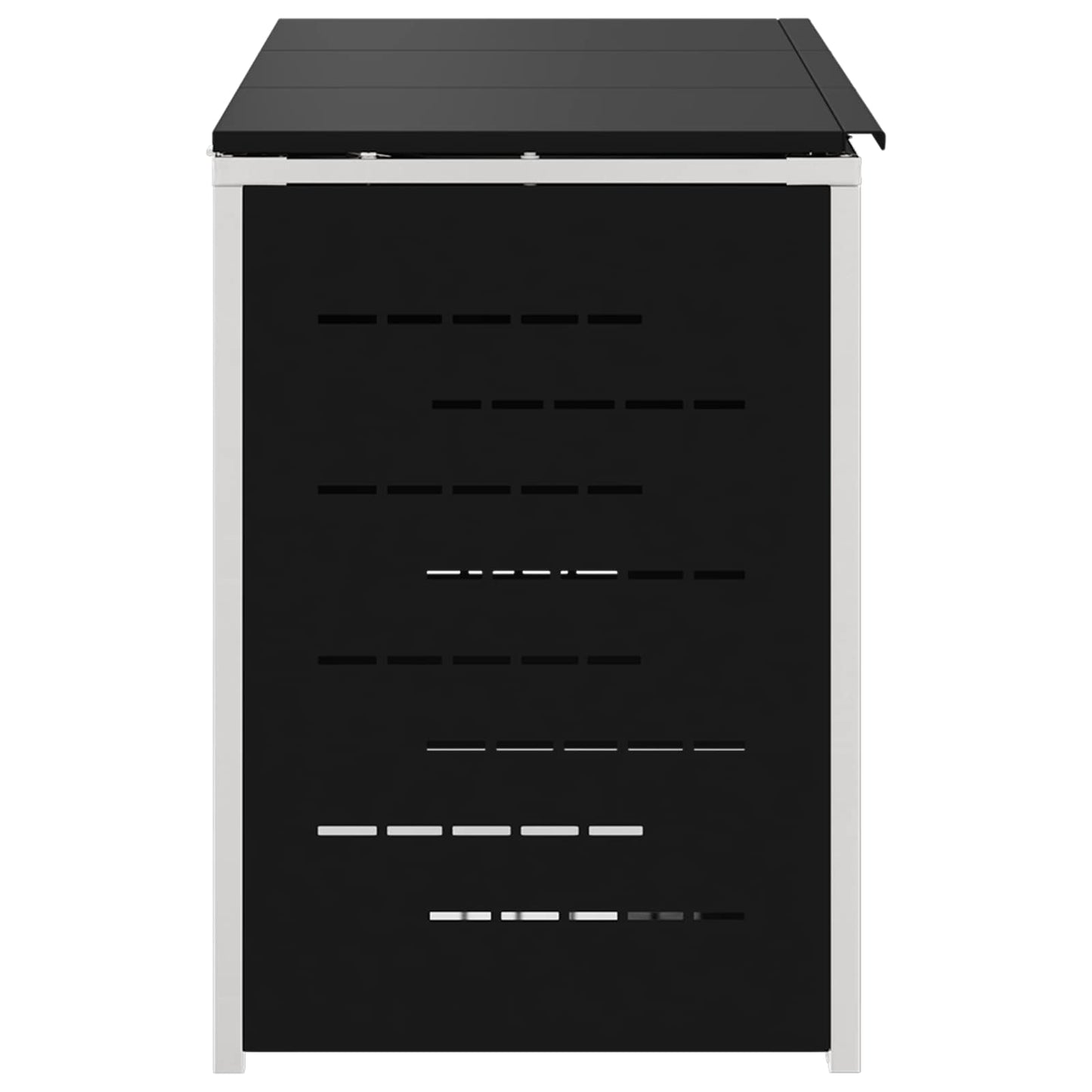 Stoccaggio contenitore a ruote Nero 207 x 77,5 x 112,5 cm | homemem39