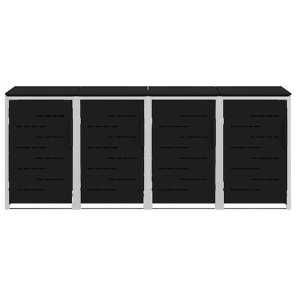 Stoccaggio contenitore a ruote Nero 276 x 77,5 x 112,5 cm
