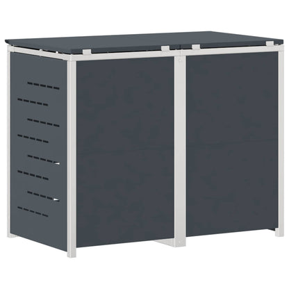 Stoccaggio contenitore a ruote Antracite 138 x 77,5 x 112,5 cm | homemem39