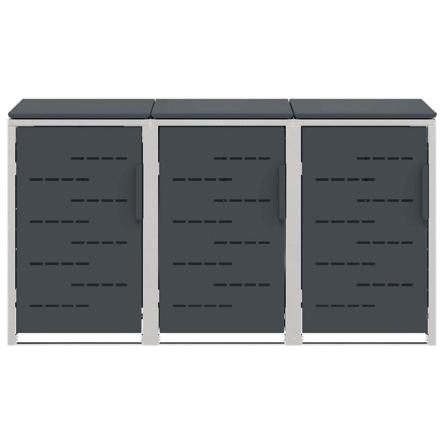 Stoccaggio contenitore a ruote Antracite 207 x 77,5 x 112,5 cm | homemem39