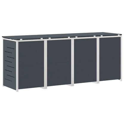 Stoccaggio contenitore a ruote Antracite 276 x 77,5 x 112,5 cm | homemem39