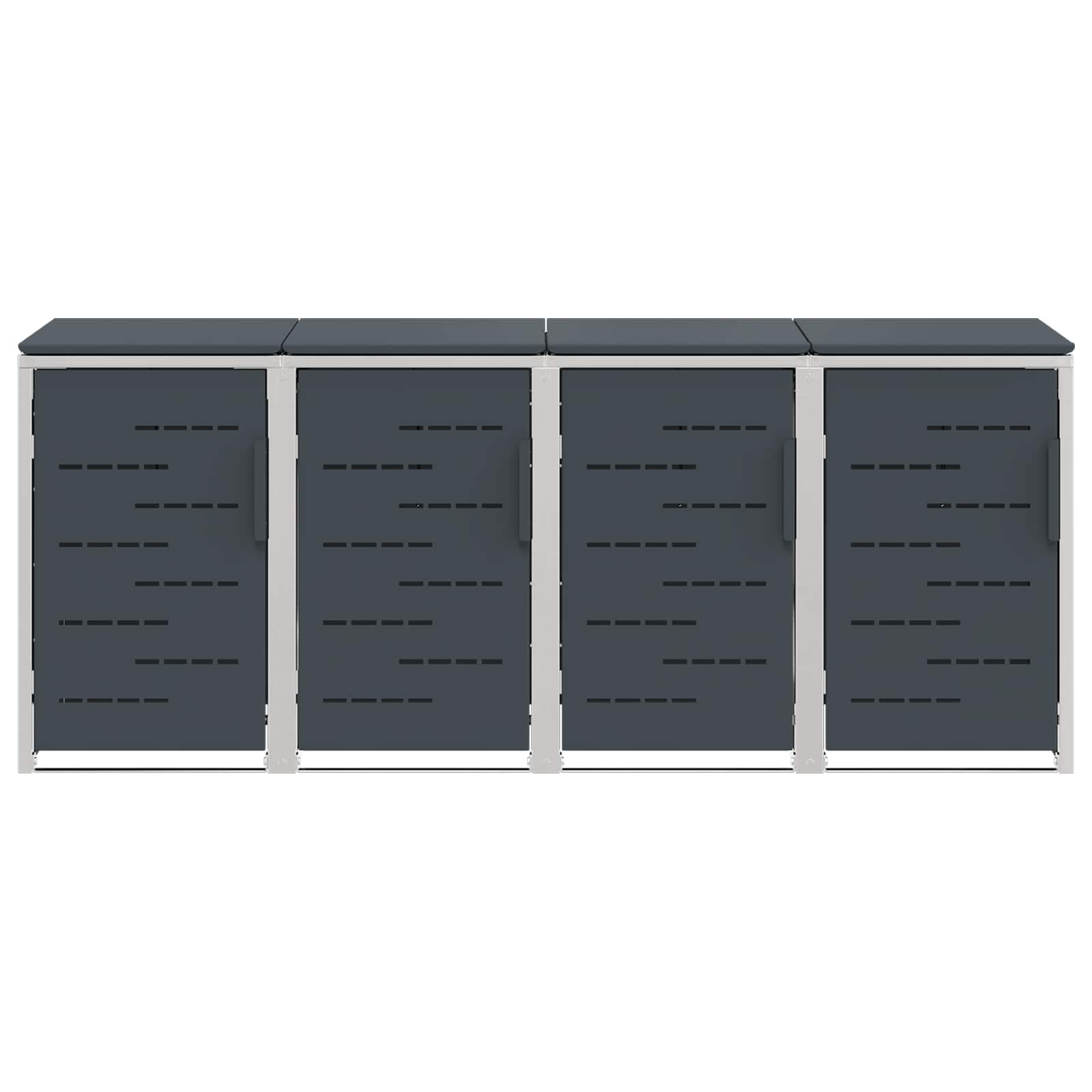 Stoccaggio contenitore a ruote Antracite 276 x 77,5 x 112,5 cm | homemem39