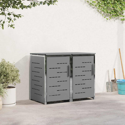 Stoccaggio contenitore a ruote Grigio 138 x 77,5 x 112,5 cm | homemem39