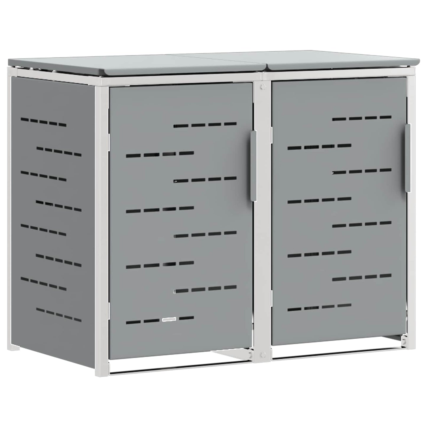 Stoccaggio contenitore a ruote Grigio 138 x 77,5 x 112,5 cm | homemem39