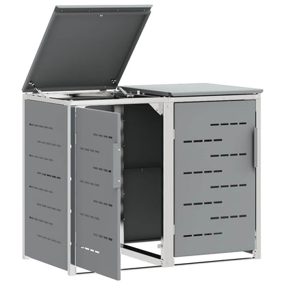 Stoccaggio contenitore a ruote Grigio 138 x 77,5 x 112,5 cm | homemem39