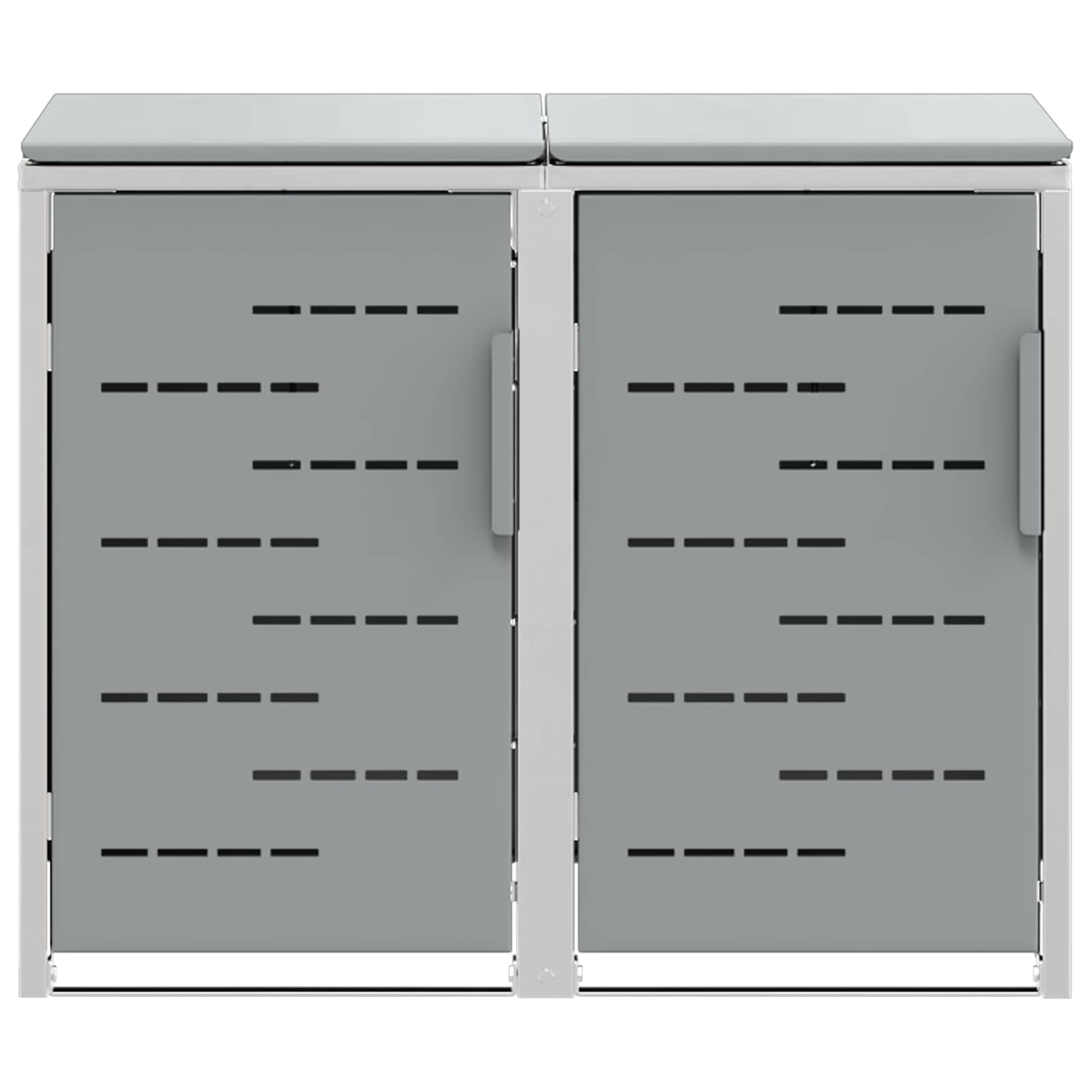 Stoccaggio contenitore a ruote Grigio 138 x 77,5 x 112,5 cm | homemem39
