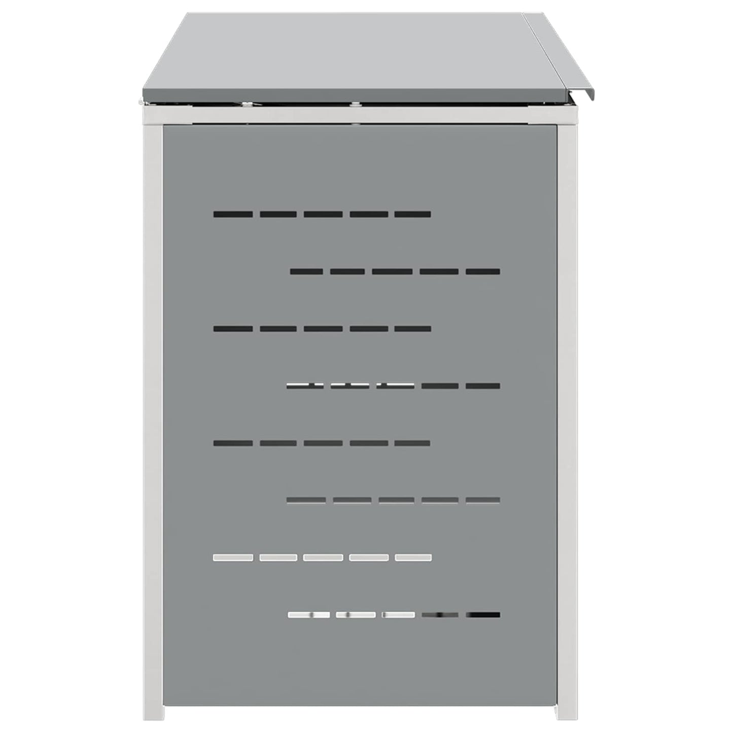 Stoccaggio contenitore a ruote Acciaio Inox Grigio | homemem39