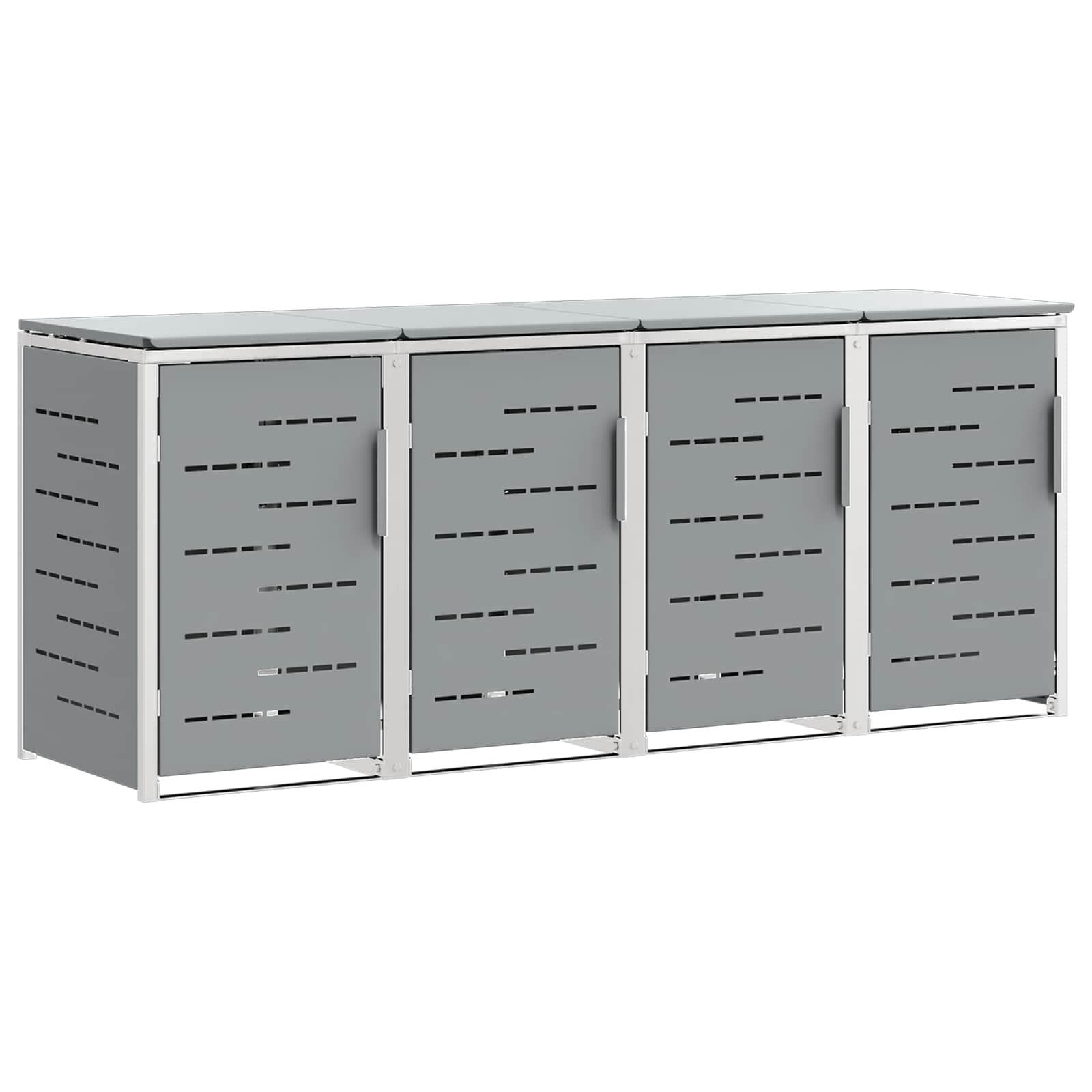 Stoccaggio contenitore a ruote Grigio 276 x 77,5 x 112,5 cm | homemem39