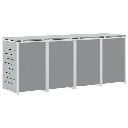 Stoccaggio contenitore a ruote Grigio 276 x 77,5 x 112,5 cm | homemem39