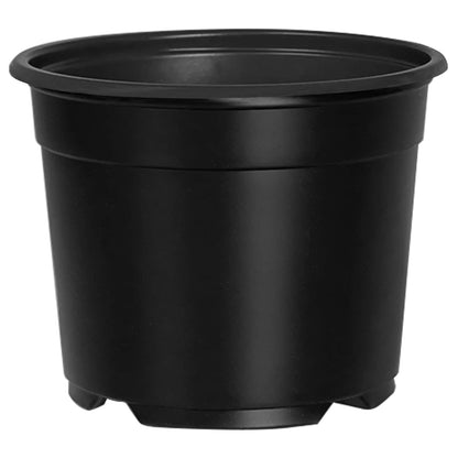 Vaso per Fiori 100 pcs Nero Ø 15 x 12.5 cm Plastica
