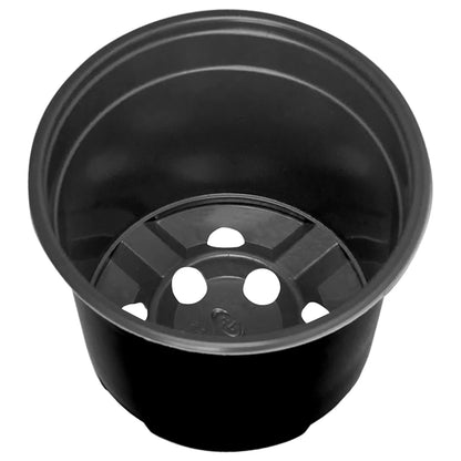 Vaso per Fiori 100 pcs Nero Ø 15 x 12.5 cm Plastica