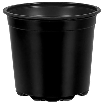 Vaso per Fiori 50 pcs Nero Ø 15 x 12.5 cm Plastica