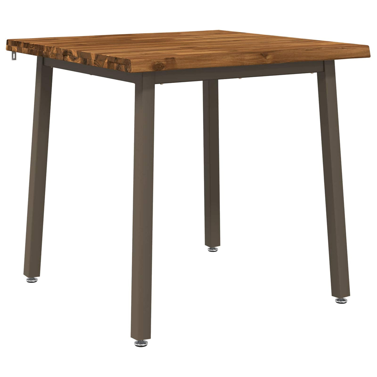 60 x 55 x 75 cm Legno di Acacia Massello Naturale e Caffè | homemem39