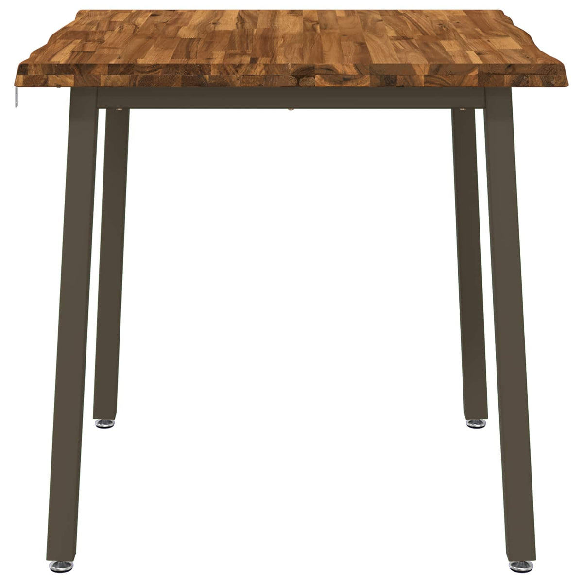 60 x 55 x 75 cm Legno di Acacia Massello Naturale e Caffè | homemem39