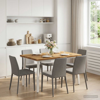 Tavolo da pranzo quadrato 120 x 90 x 75 cm