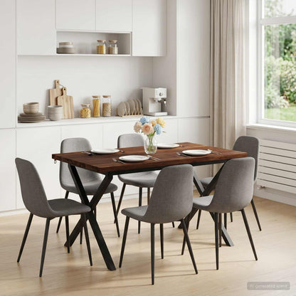 Tavolo da pranzo quadrato 120 x 80 x 75 cm