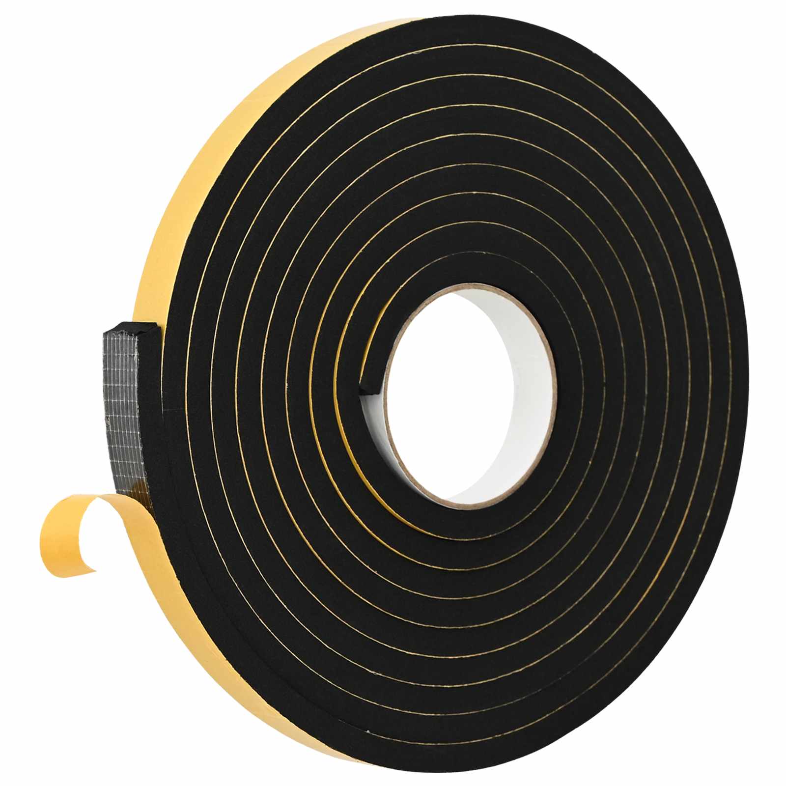 Nastro adesivo in schiuma 4 pcs Nero 15mm x 5m Schiuma CR | homemem39
