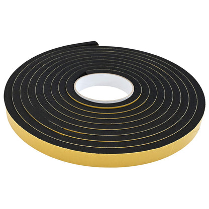 Nastro adesivo in schiuma 4 pcs Nero 15mm x 5m Schiuma CR | homemem39