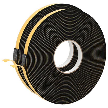 Nastro adesivo in schiuma 2 pcs Nero 20mm x 10m Schiuma CR