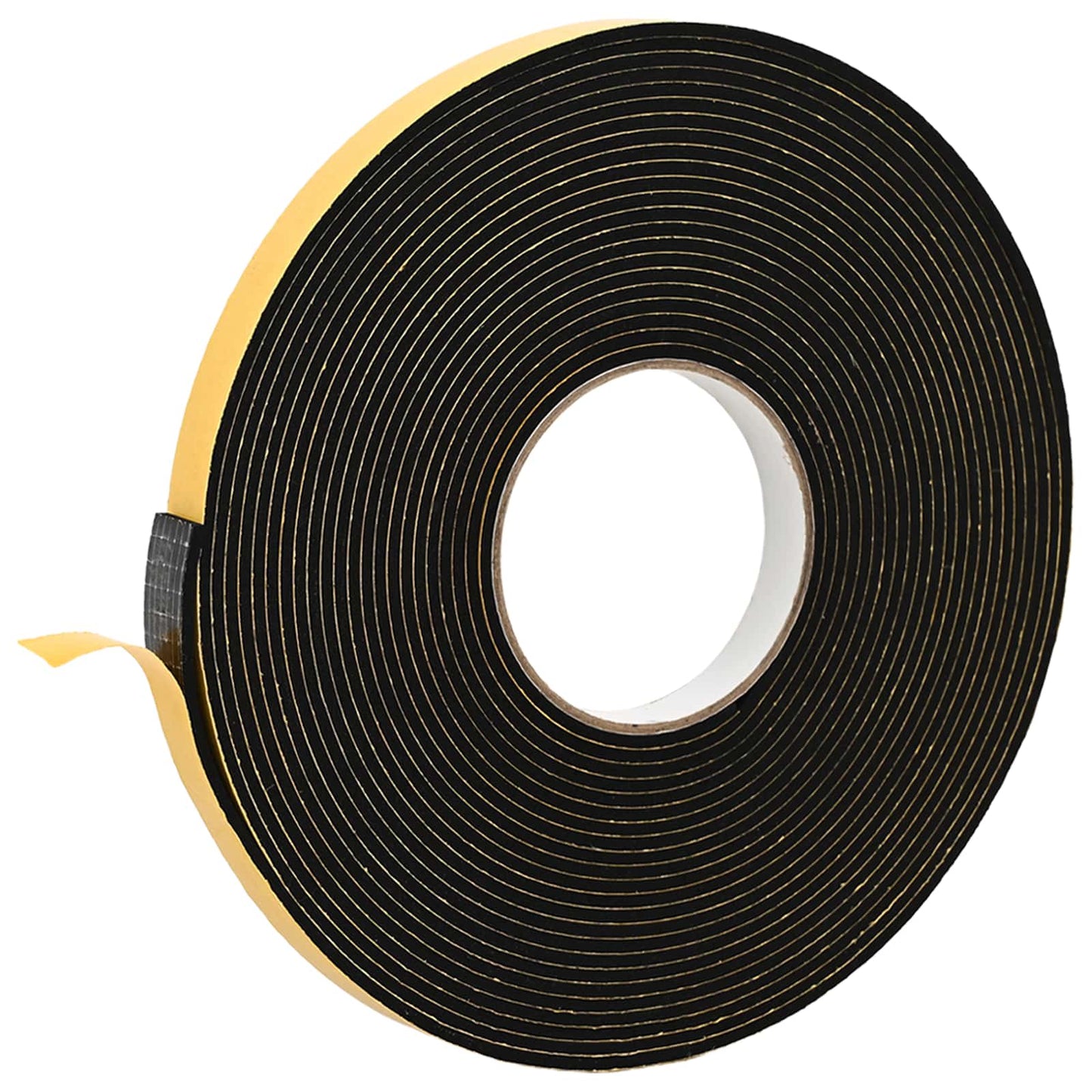 Nastro adesivo in schiuma 5 pcs Nero 20mm x 10m Schiuma CR | homemem39