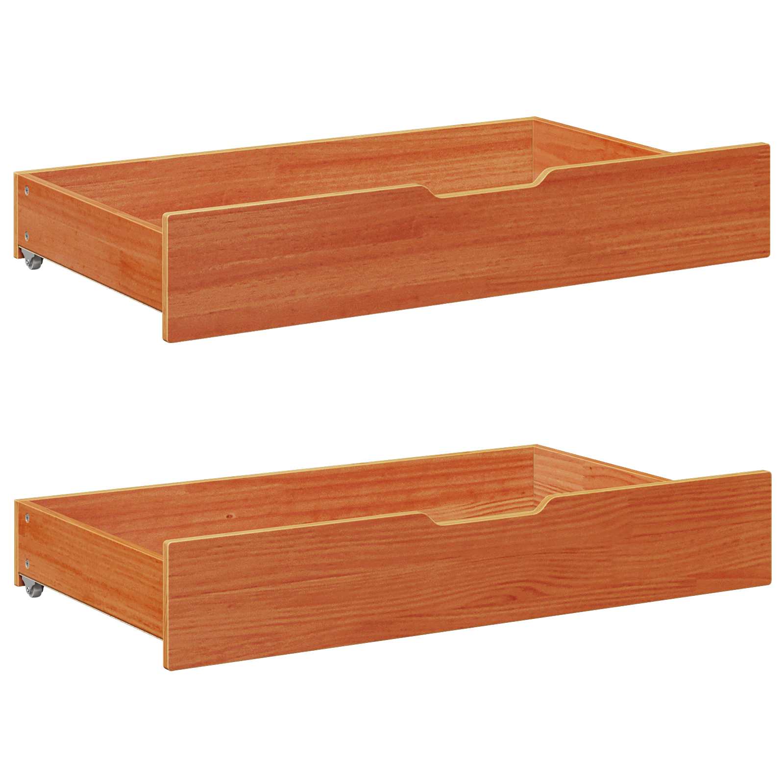 Daybed con testiera 3 pcs Marrone cerato Legno di Pino Massello | homemem39