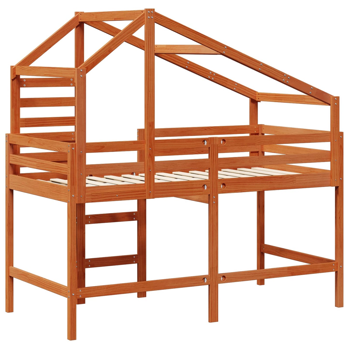 Struttura per letto soppalco Marrone Cera 90 x 190 cm | homemem39
