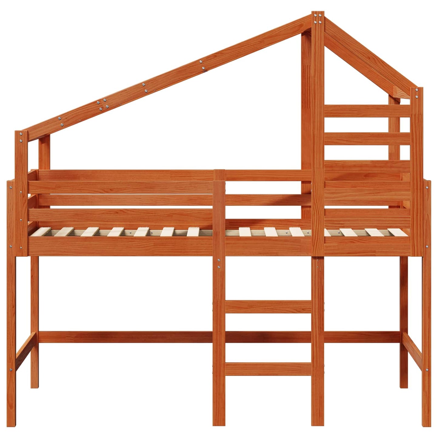 Struttura per letto soppalco Marrone Cera 90 x 190 cm | homemem39