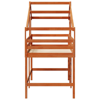 Struttura per letto soppalco Marrone Cera 90 x 190 cm | homemem39