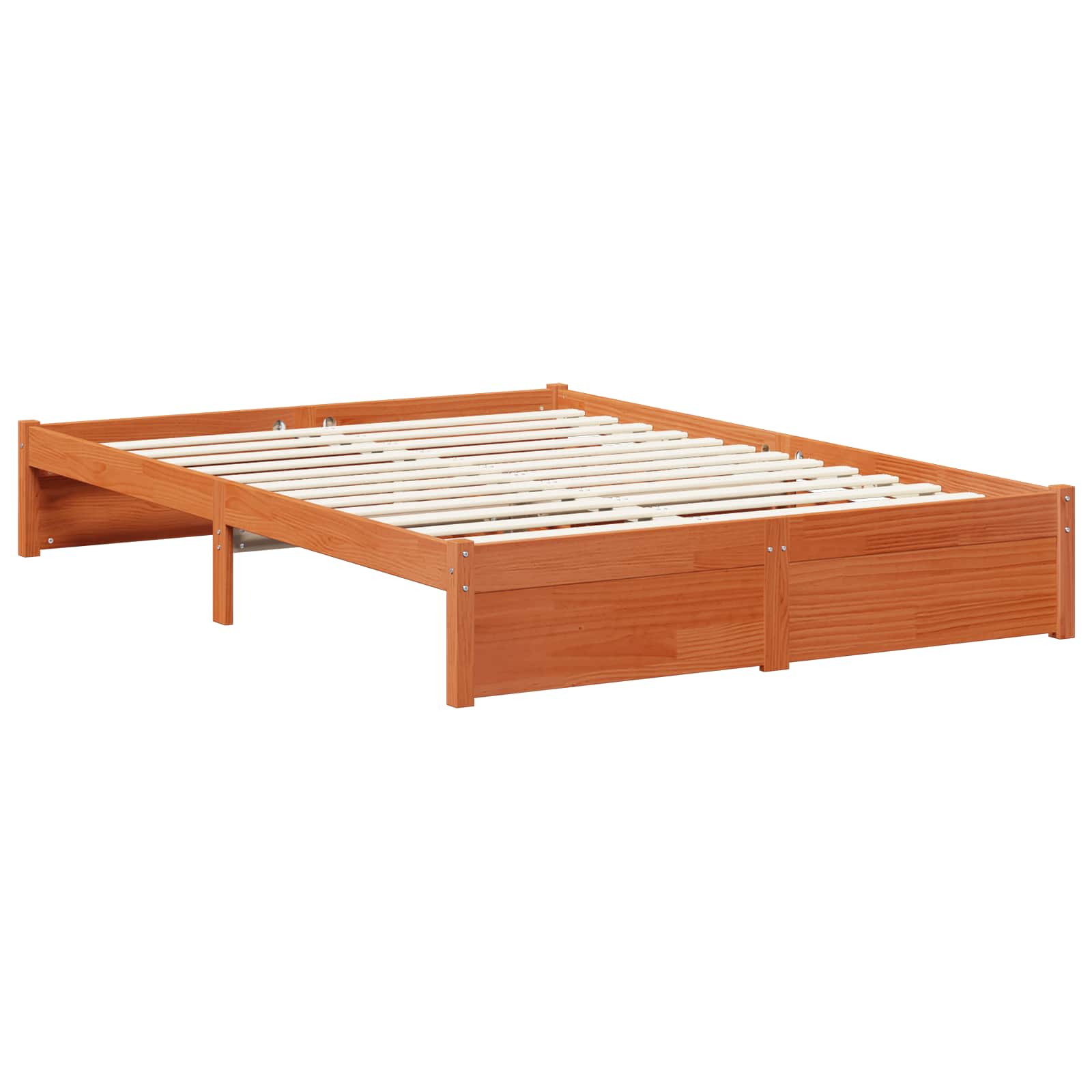 Struttura del letto con cassetto Marrone cerato 140 x 200 cm | homemem39