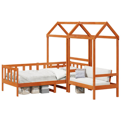Set di Letto per il Giorno Marrone Cera 90 x 200 cm | homemem39
