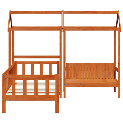 Set di Letto per il Giorno Marrone Cera 90 x 200 cm | homemem39