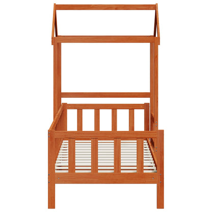 Set di Letto per il Giorno 2 pcs Marrone cerato Pino massello | homemem39