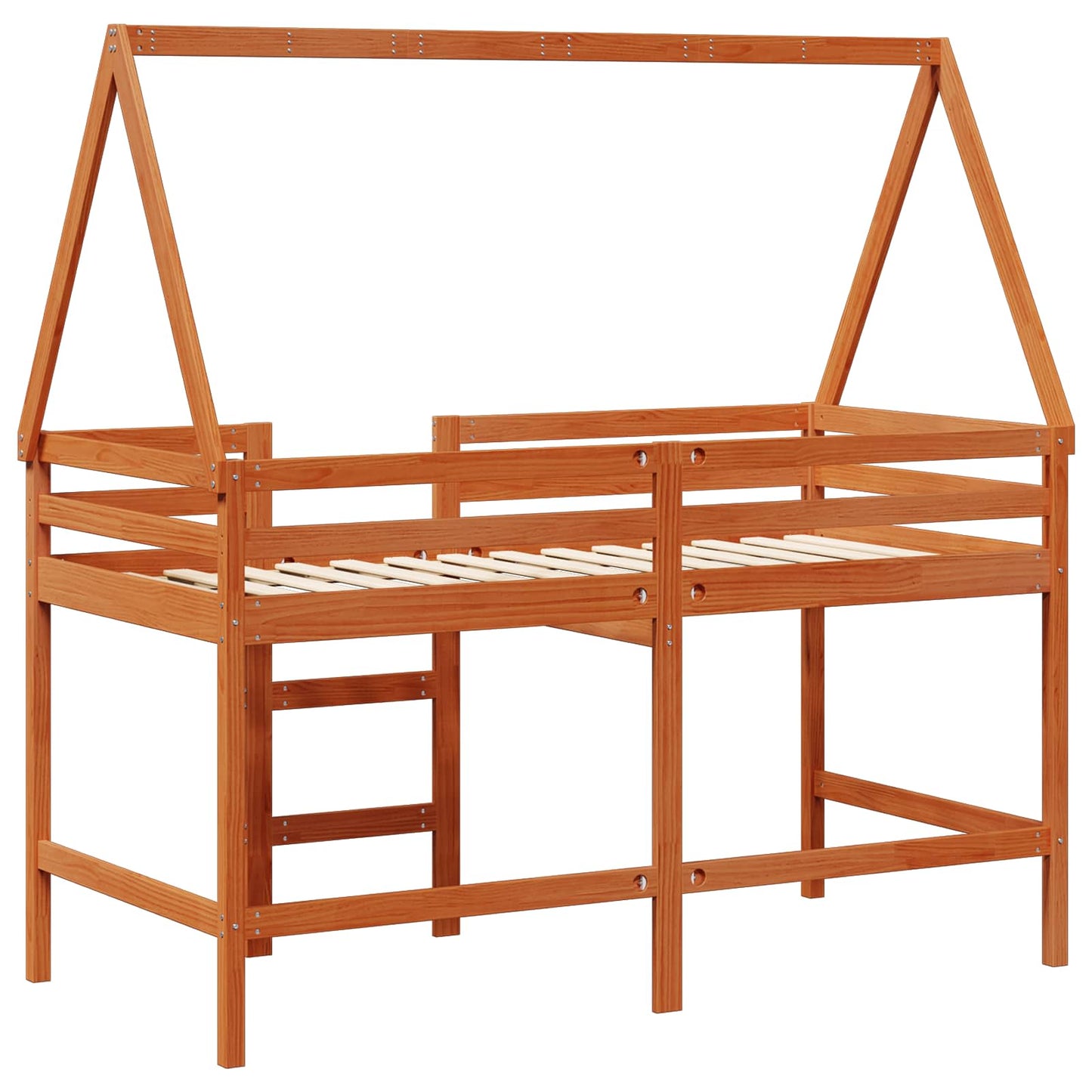 Struttura per letto soppalco Marrone Cera 90 x 190 cm | homemem39