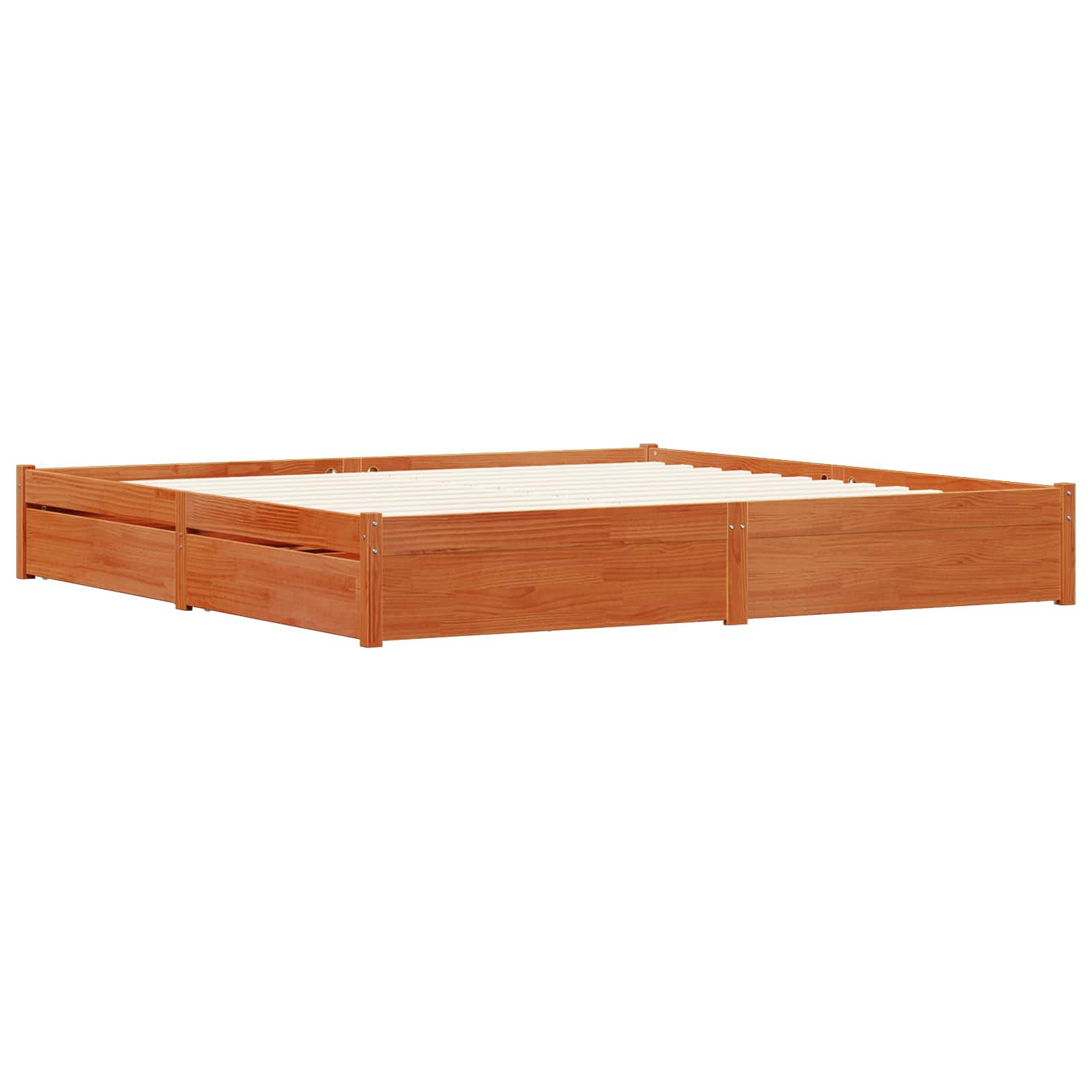 Struttura del letto con cassetto Marrone cerato 180 x 200 cm | homemem39