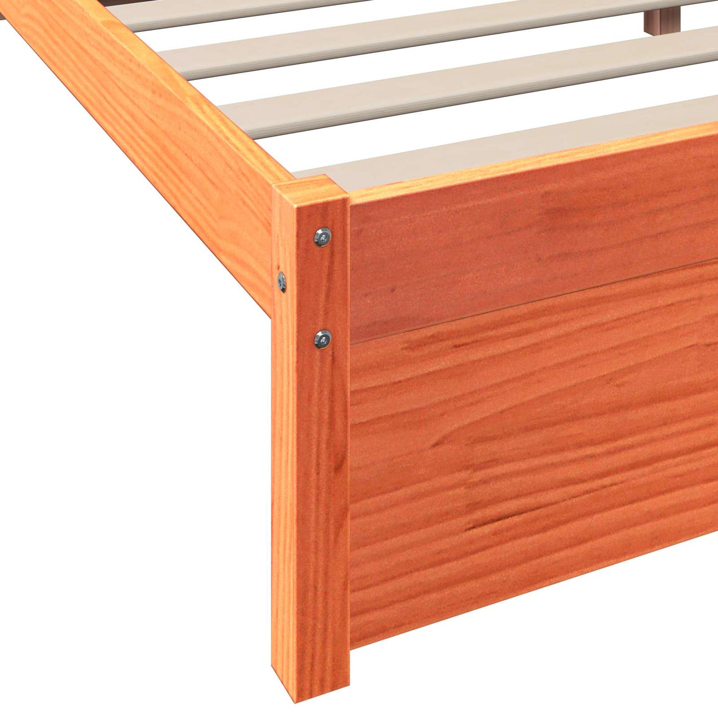Letto Libreria con testiera 2 pcs Marrone cerato 200 x 150 cm | homemem39