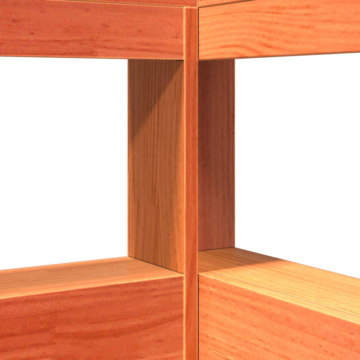 Letto Libreria con testiera 2 pcs Marrone cerato 200 x 150 cm | homemem39