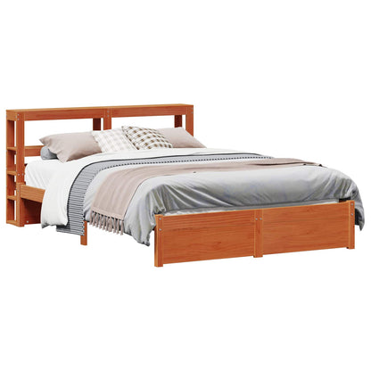 Struttura del letto con testiera Marrone cerato 140 x 200 cm | homemem39