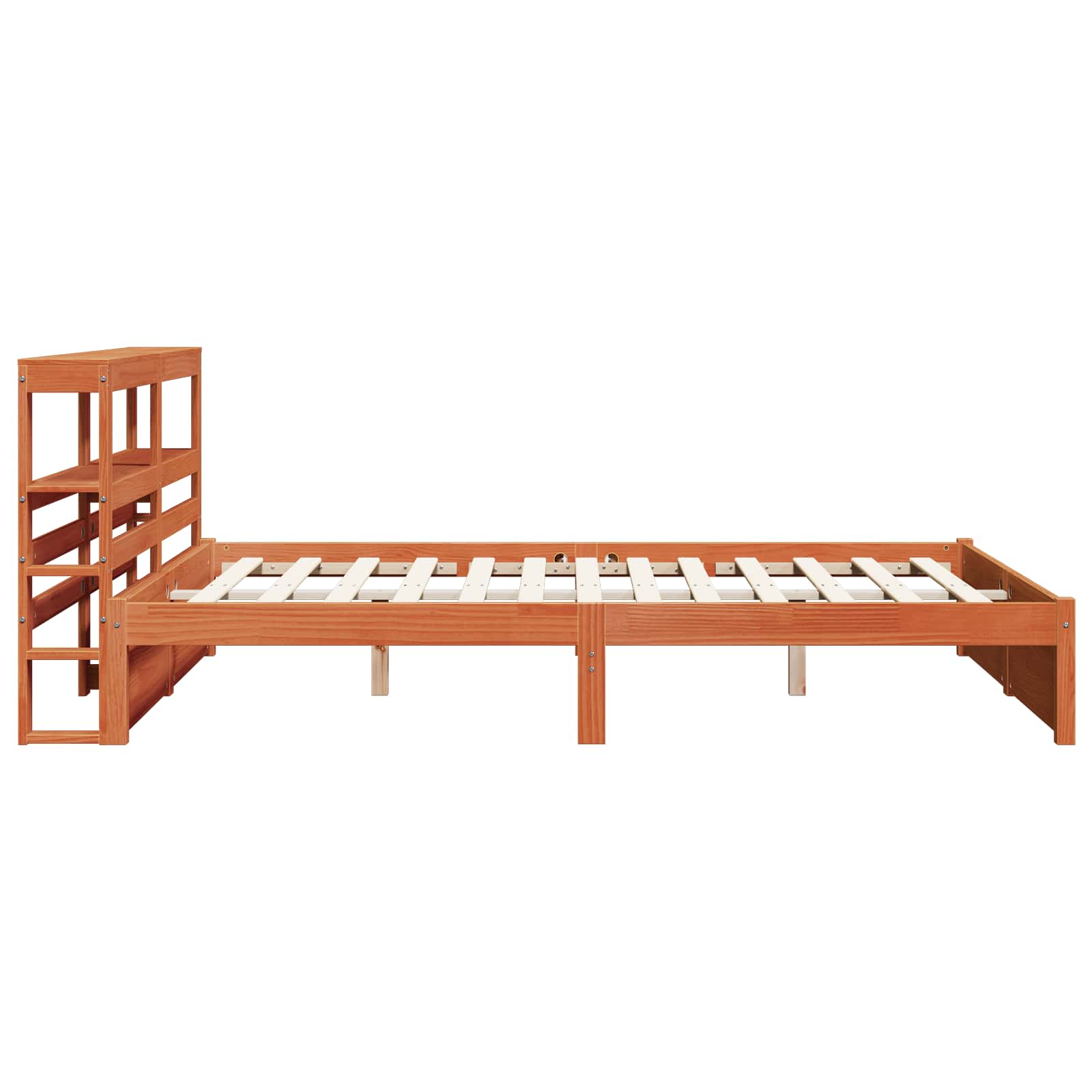 Struttura del letto con testiera Marrone cerato 140 x 200 cm | homemem39